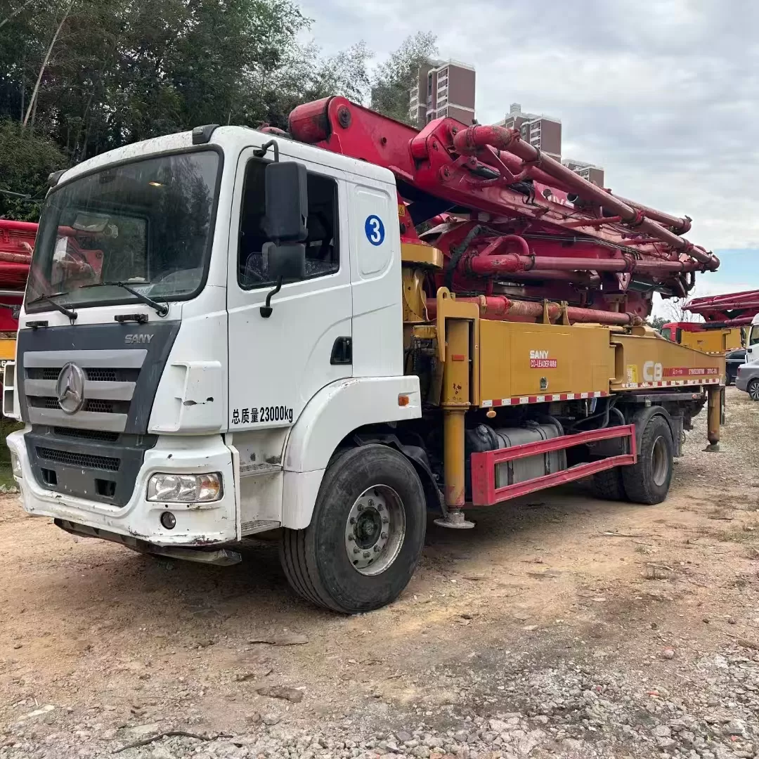 2020 sany boom pump 37m truck-mounted concrete pump автомобіль на шасі sany