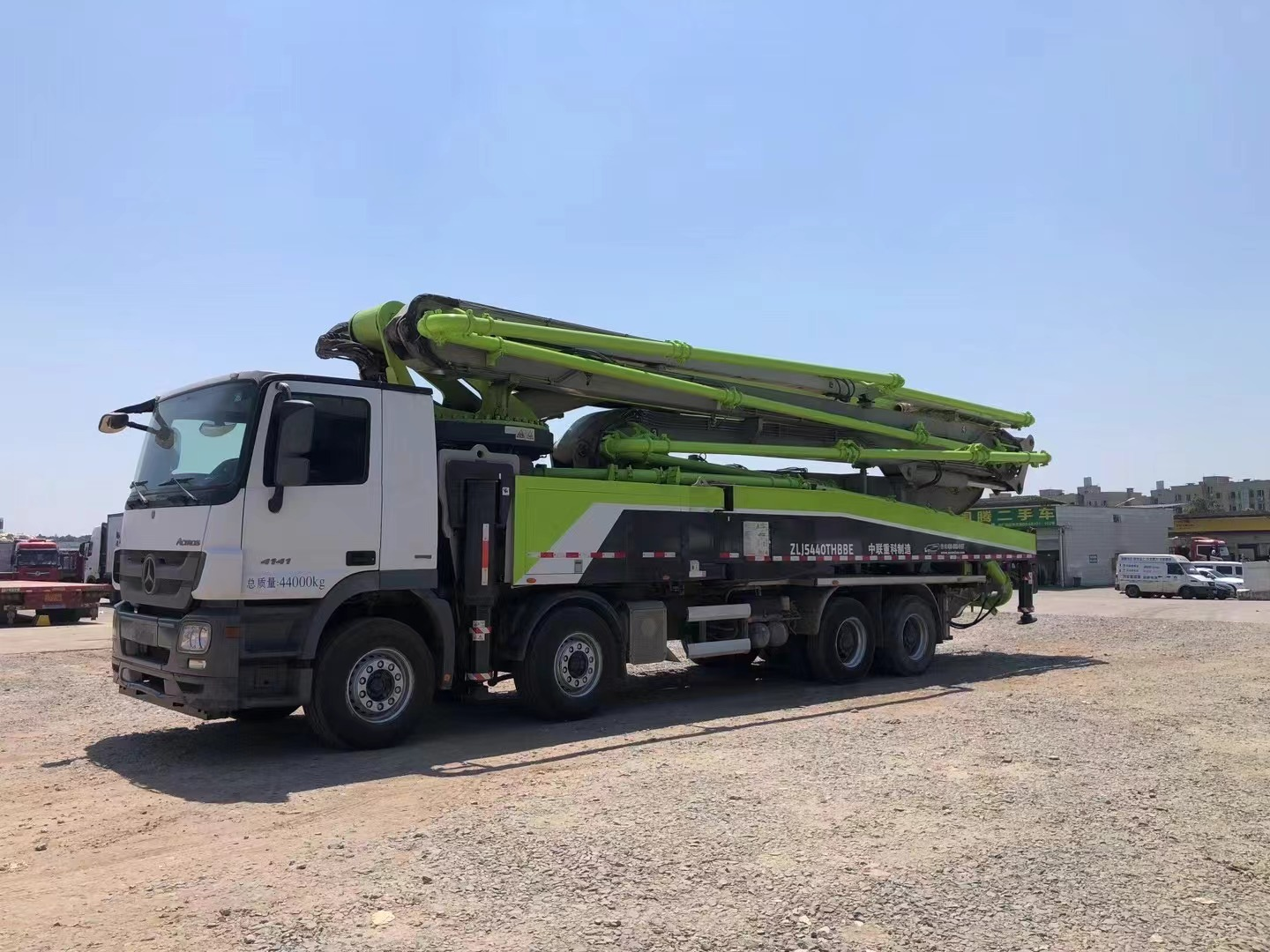 2019 zoomlion boom pump 56m truck-mounted concrete pump car на шасі benz