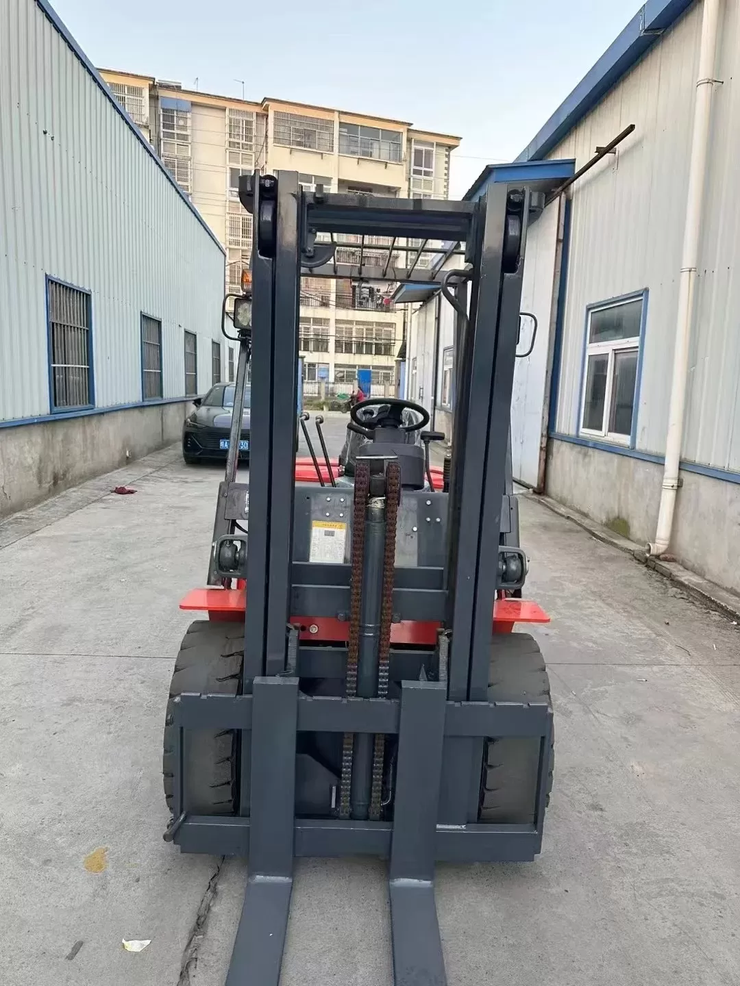 вживаний міні-дизельний навантажувач heli 3ton forklift