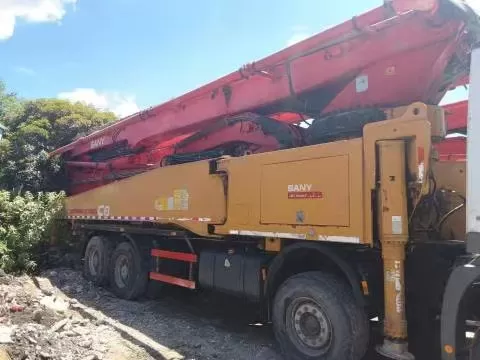 високоякісний 2018 sany boom pump 56m truck-mounted concrete pump car on benz chassis