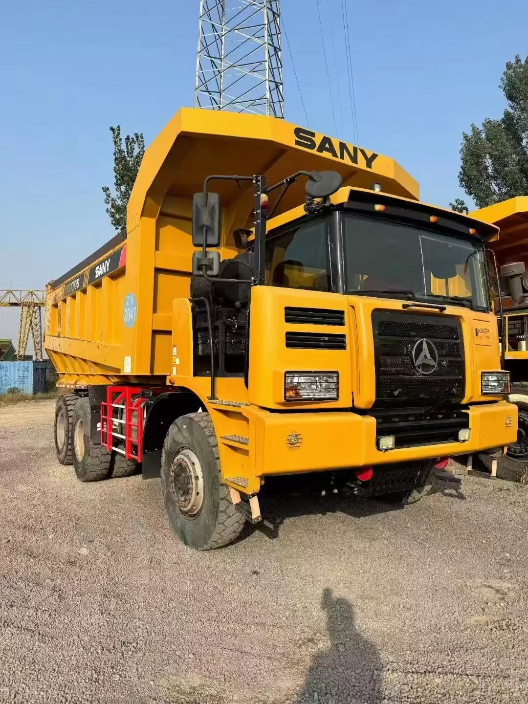 sany skt90s 6x4 60ton вантажівка бездоріжжя позашляховий ширококузовний кар'єрний самоскид