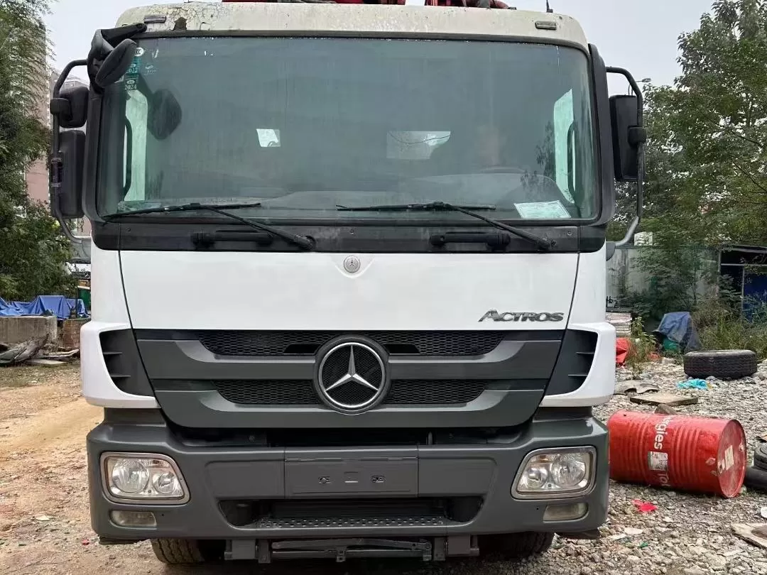 високоякісний 2018 sany boom pump 56m truck-mounted concrete pump car on benz chassis