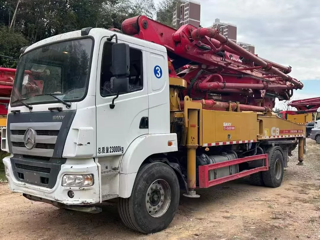 2020 sany boom pump 37m truck-mounted concrete pump автомобіль на шасі sany