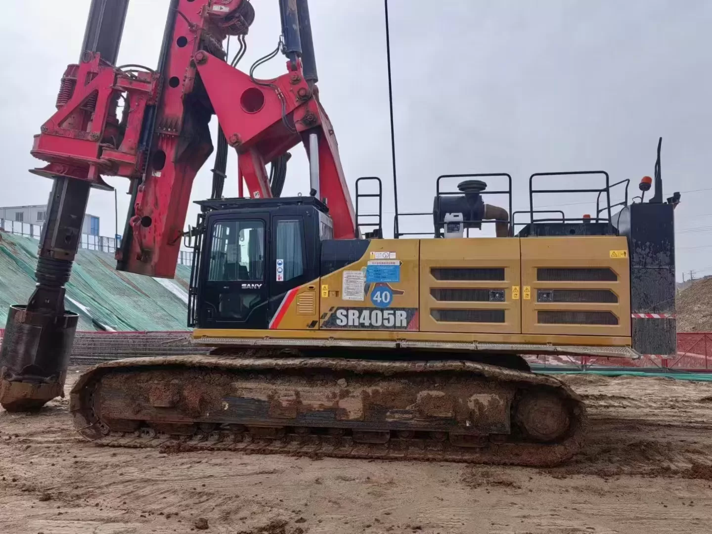 2019 sany piling machinery sr405r екскаватор-роторна бурова установка для дослідження ґрунту