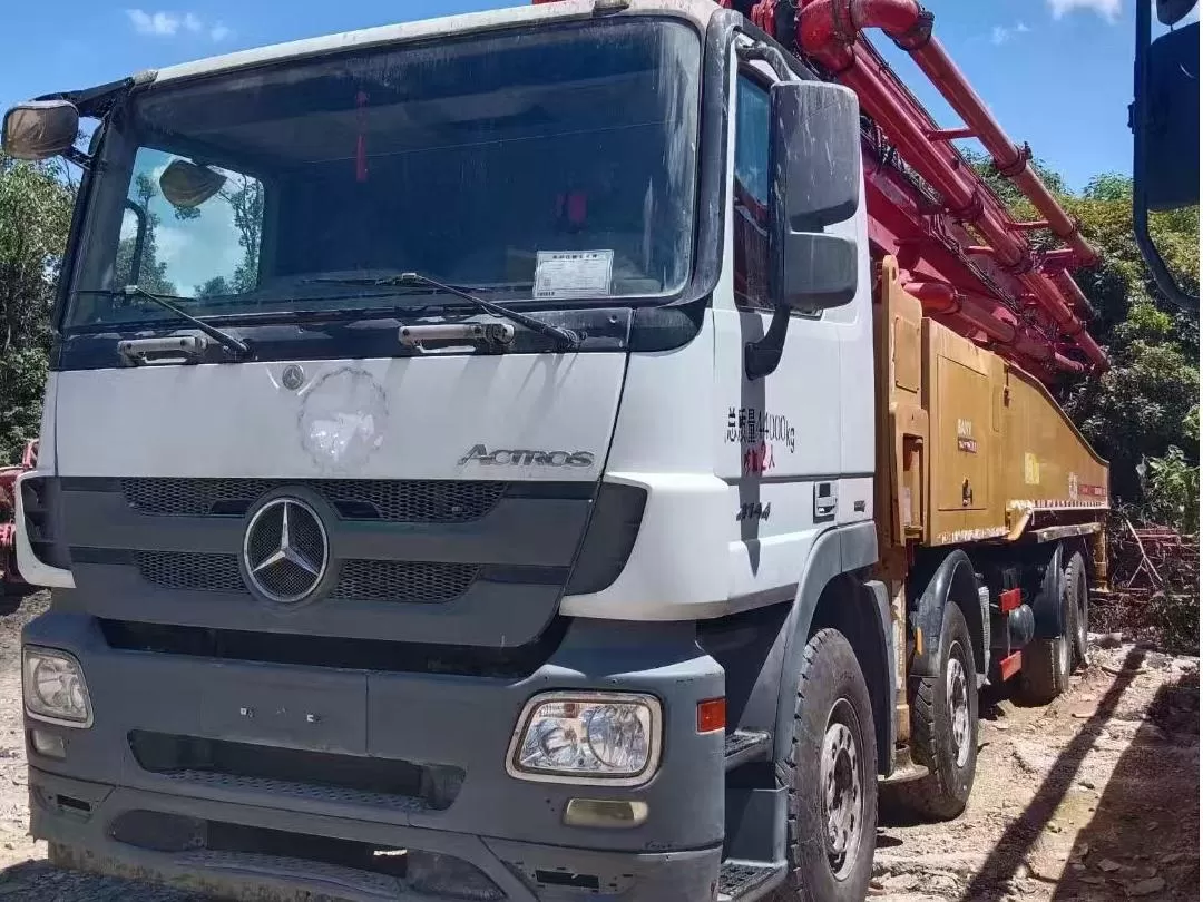 високоякісний 2018 sany boom pump 56m truck-mounted concrete pump car on benz chassis