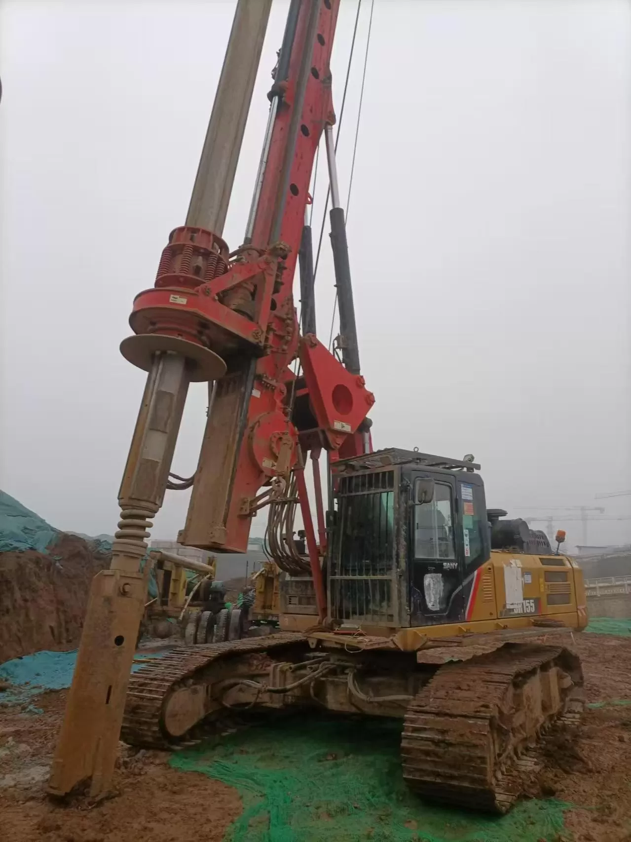 2019 sany piling machinery sr155 екскаватор-роторна бурова установка для буріння фундаменту